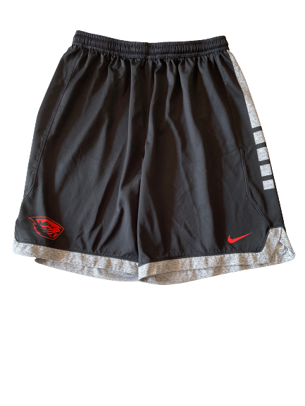 Zach Reichle Oregon State Basketball Player Exclusive Practice Shorts (Size XL)