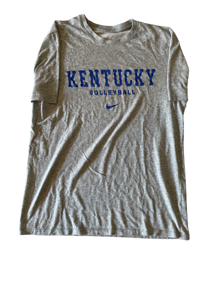 Leah Meyer Kentucky Volleyball Team Issued Workout Shirt (Size L)