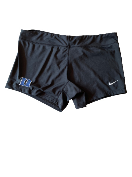 Leah Meyer Duke Volleyball Team Issued Spandex Shorts (Size L)