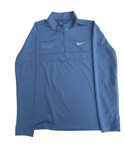 Trey Van Der Weide Florida Baseball Team Issued Quarter Zip Pullover (Size XL)