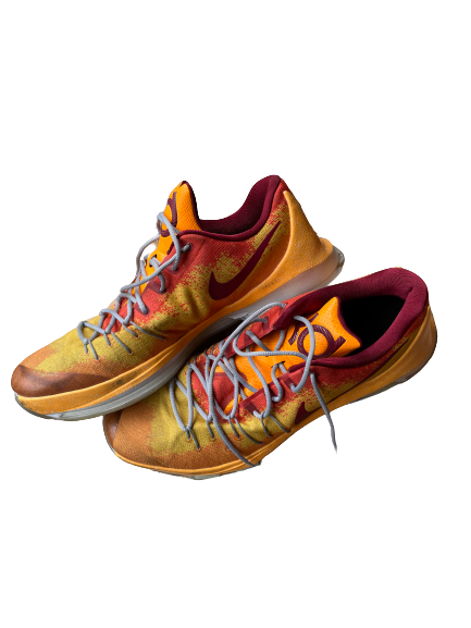 Kerry Blackshear Jr. Virginia Tech Basketball Exclusive Game Worn Shoes (Size 17)