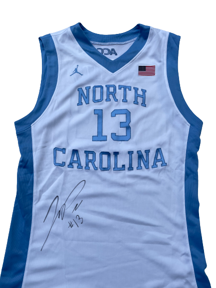 J.P. Tokoto North Carolina Basketball 2014-2015 SIGNED Special Edition Game Worn Jersey (Size 48)