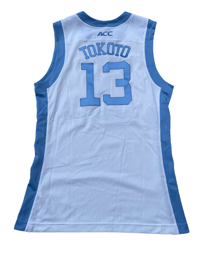 J.P. Tokoto North Carolina Basketball 2014-2015 SIGNED Special Edition Game Worn Jersey (Size 48)