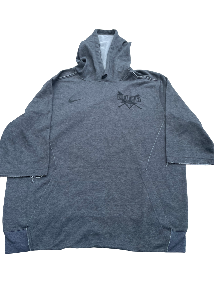 Isaiah Lewis Kentucky Baseball Team Exclusive Short Sleeve Hoodie (Size XL)