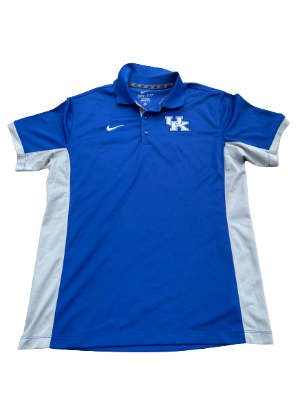 Isaiah Lewis Kentucky Baseball Team Issued Polo (Size M)