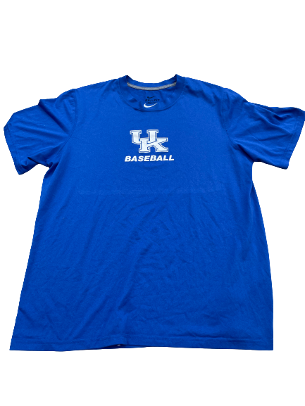 Isaiah Lewis Kentucky Baseball Team Issued Workout Shirt (Size M)