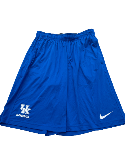 Isaiah Lewis Kentucky Baseball Team Issued Workout Shorts (Size L)