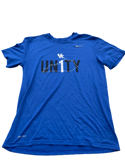 Isaiah Lewis Kentucky Baseball Team Issued Workout Shirt (Size M)