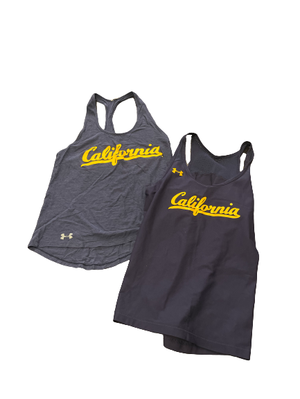 Alma Kuc California Gymnastics Team Issued Set of 2 Workout Tanks (Size XS, Size S)