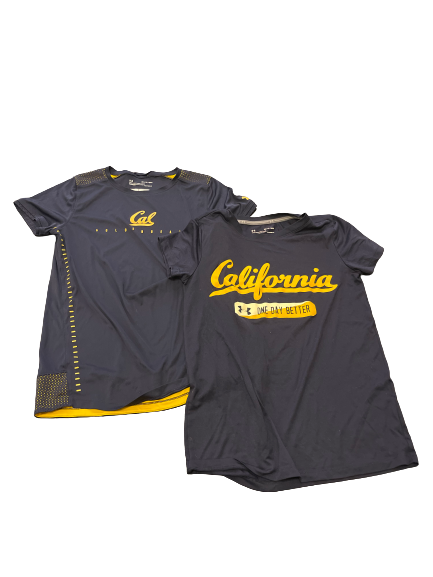 Alma Kuc California Gymnastics Team Issued Set of 2 Workout Shirts (Size XS)