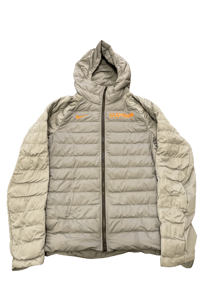 Destiny Thomas Clemson Basketball Team Exclusive Winter Jacket (Size M)
