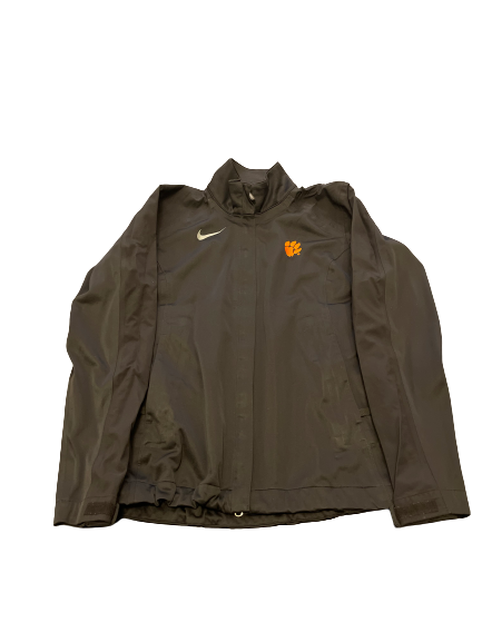 Destiny Thomas Clemson Basketball Team Issued Zip Up Jacket (Size L)
