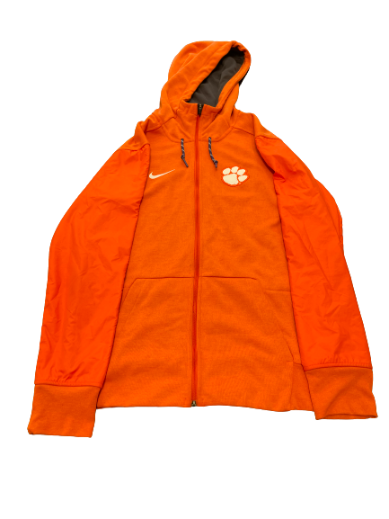 Destiny Thomas Clemson Basketball Team Issued Zip Up Jacket (Size S)