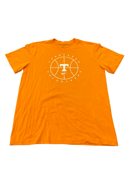 Jaden Springer Tennessee Basketball Team Issued Workout Shirt (Size L)