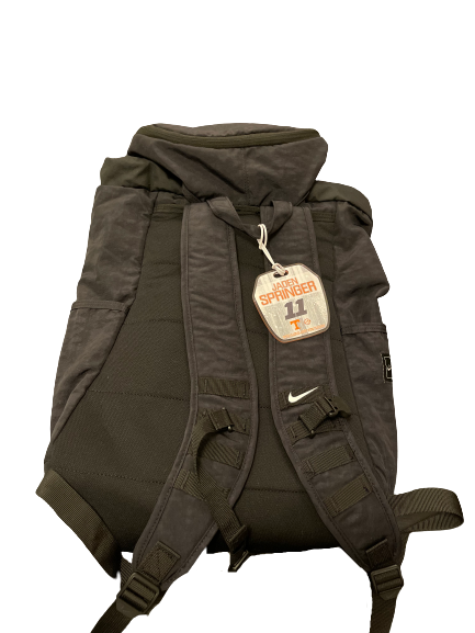 Jaden Springer Tennessee Basketball Player Exclusive Backpack with Name Tag