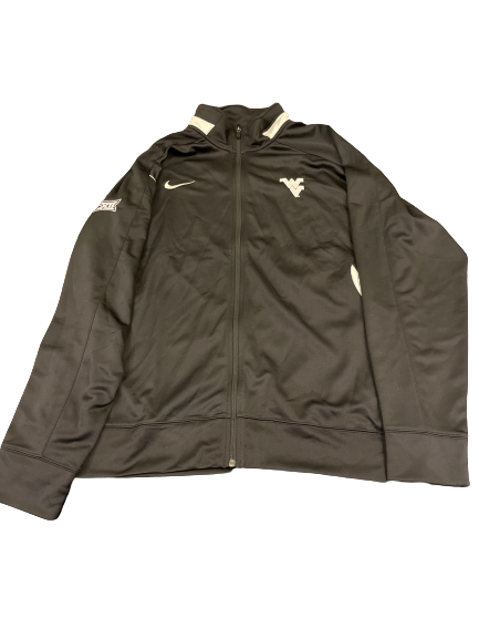 Miles McBride West Virginia Basketball Team Issued Zip Up Jacket (Size XL)