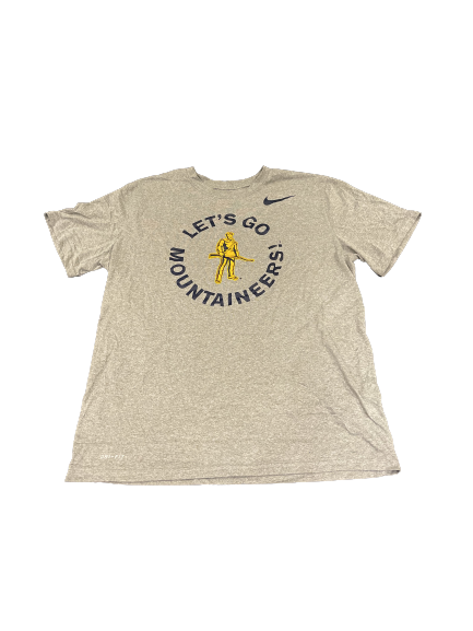 Miles McBride West Virginia Basketball Team Issued Workout Shirt (Size L)