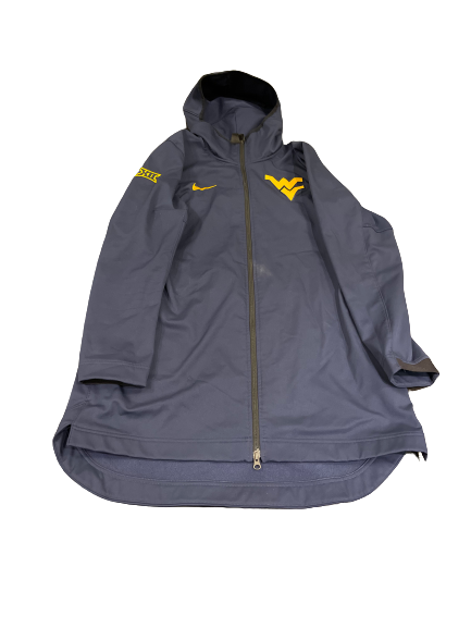 Miles McBride West Virginia Basketball Player Exclusive Trench Jacket (Size L)