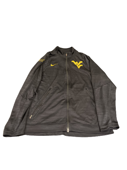 Miles McBride West Virginia Basketball Team Issued Zip Up Jacket (Size XL)