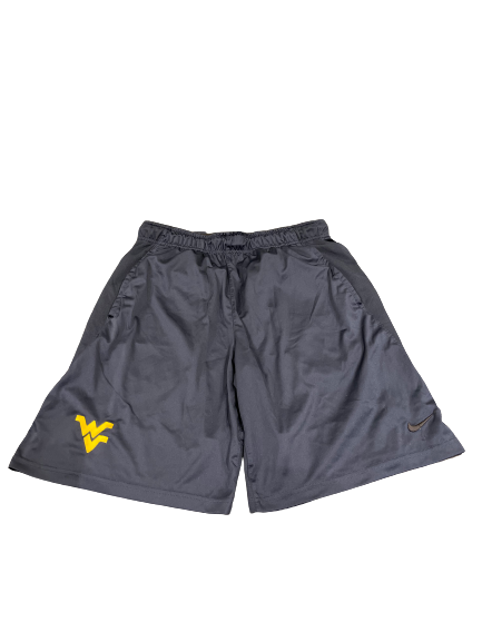 Miles McBride West Virginia Basketball Team Issued Workout Shorts (Size L)