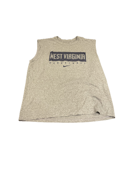 Miles McBride West Virginia Basketball Team Issued Workout Tank (Size L)