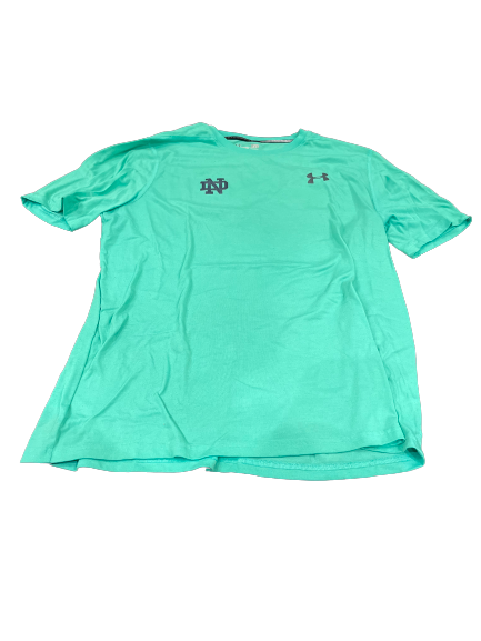 Mikayla Vaughn Notre Dame Basketball Workout Shirt (Size L)