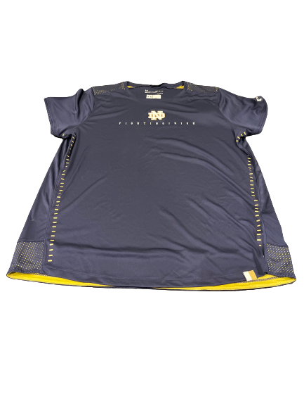 Mikayla Vaughn Notre Dame Basketball Workout Shirt (Size XL)