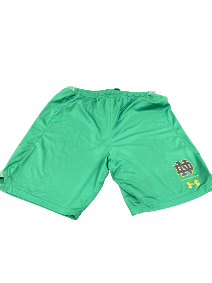 Mikayla Vaughn Notre Dame Basketball Workout Shorts (Size L)