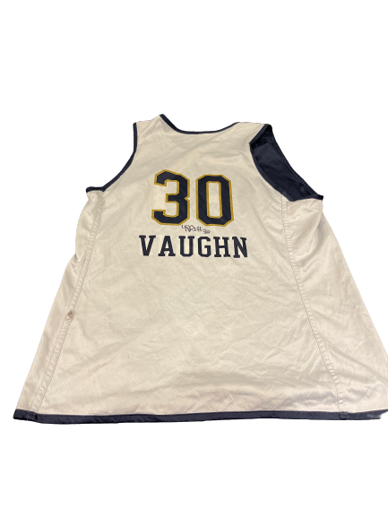 Mikayla Vaughn Notre Dame Basketball Signed Practice Jersey (Size L)