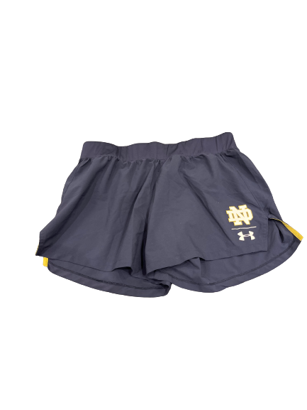 Mikayla Vaughn Notre Dame Basketball Workout Shorts (Size L)