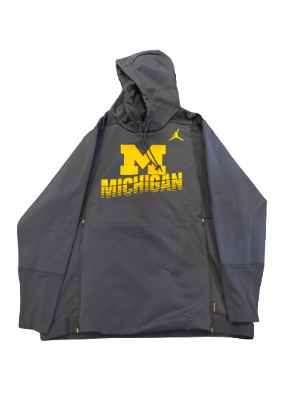 Franz Wagner Michigan Basketball Team Issued Sweatshirt (Size XL)