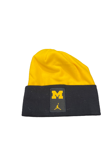 Franz Wagner Michigan Basketball Team Issued Winter Hat