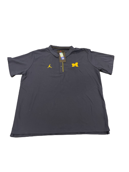 Franz Wagner Michigan Basketball Team Issued Polo (Size XL)