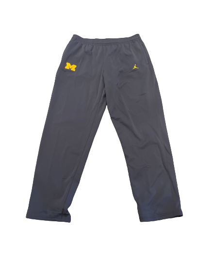 Franz Wagner Michigan Basketball Team Issued Sweatpants (Size XLT)