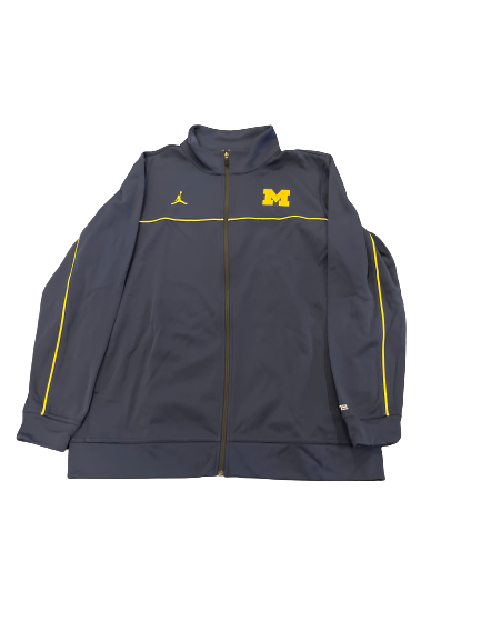 Franz Wagner Michigan Basketball Team Issued Zip Up Jacket (Size XL)