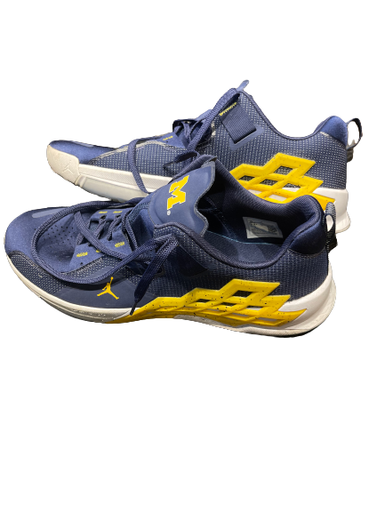 Franz Wagner Michigan Basketball Team Issued Shoes (Size 16)