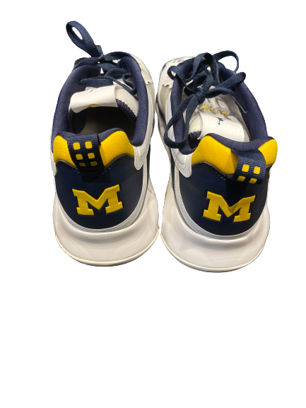 Franz Wagner Michigan Basketball SIGNED Team Issued Shoes Size 16 The Players Trunk
