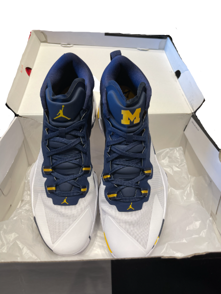 Franz Wagner Michigan Basketball Player Exclusive Zion Shoes with SIGNED BOX (Size 16)