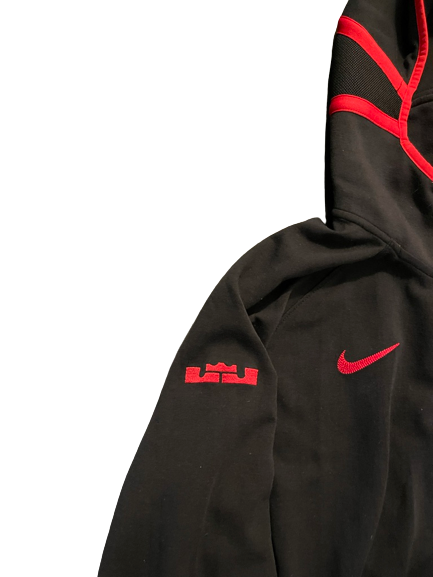 Jimmy Sotos Ohio State Basketball Team Exclusive "LeBron James Brand" Travel Jacket (Size LT)