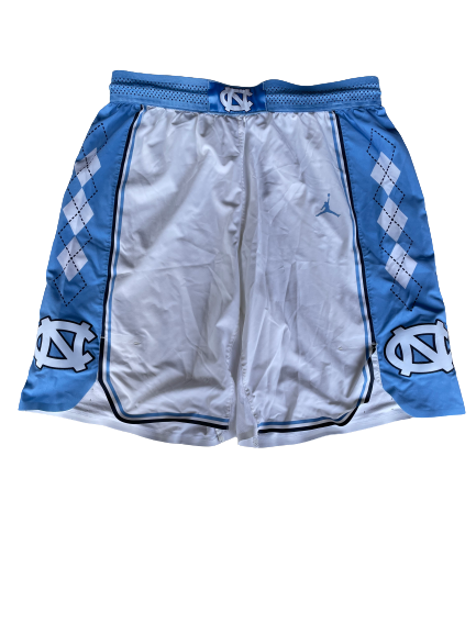 Andrew Platek North Carolina 2017-2018 Game Worn Shorts (Size 40)