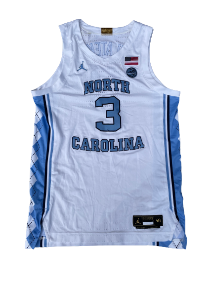 Andrew Platek North Carolina 2019-2020 Game Worn Jersey (Size 46)