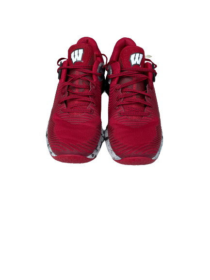 Trevor Anderson Wisconsin Basketball Team Issued Shoes (Size 12)