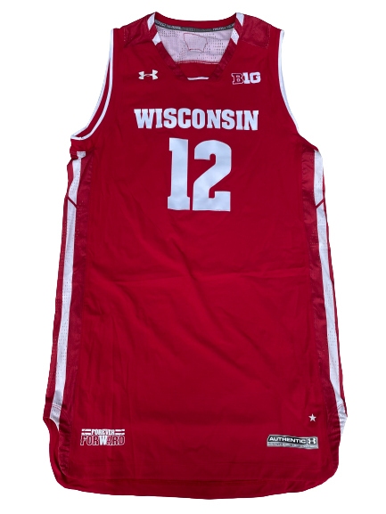 Trevor Anderson Wisconsin Basketball Game Jersey (Size L)