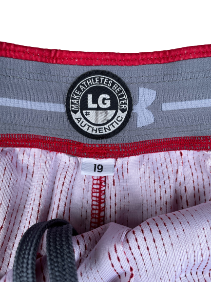 Trevor Anderson Wisconsin Basketball Game Worn Shorts (Size L)