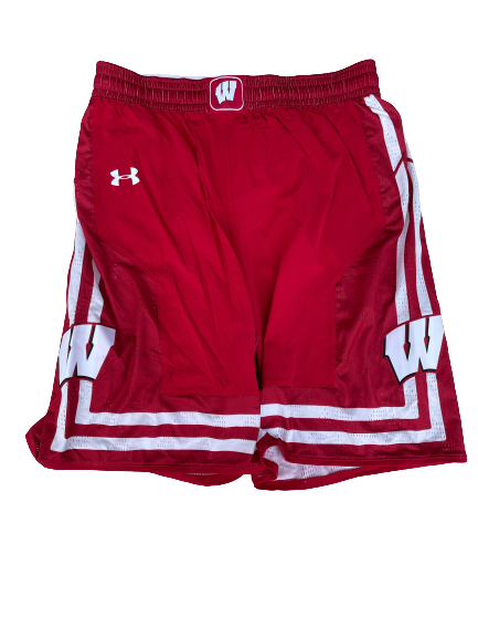 Trevor Anderson Wisconsin Basketball Game Shorts (Size L)
