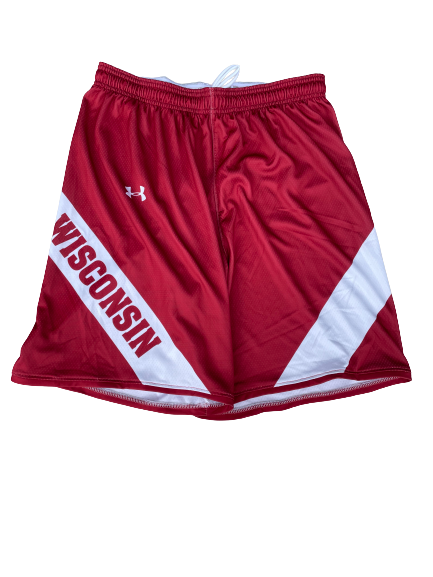 Trevor Anderson Wisconsin Basketball Team Exclusive Practice Shorts (Size L)
