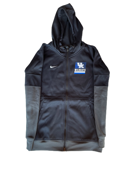 Riley Welch Kentucky Basketball Team Issued Zip Up Jacket (Size L)