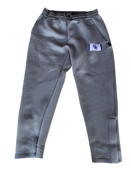 Riley Welch Kentucky Basketball Player Exclusive Sweatpants with Magnetic Bottoms (Size L)