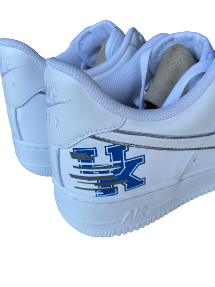 Riley Welch Kentucky Basketball Custom Air Force 1&