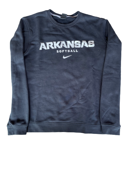 Ryan Jackson Arkansas Softball Team Issued Crewneck Sweatshirt (Size M)
